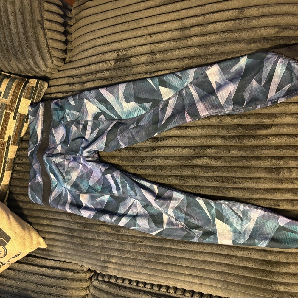 lululemon athletica Geometric Blue Leggings